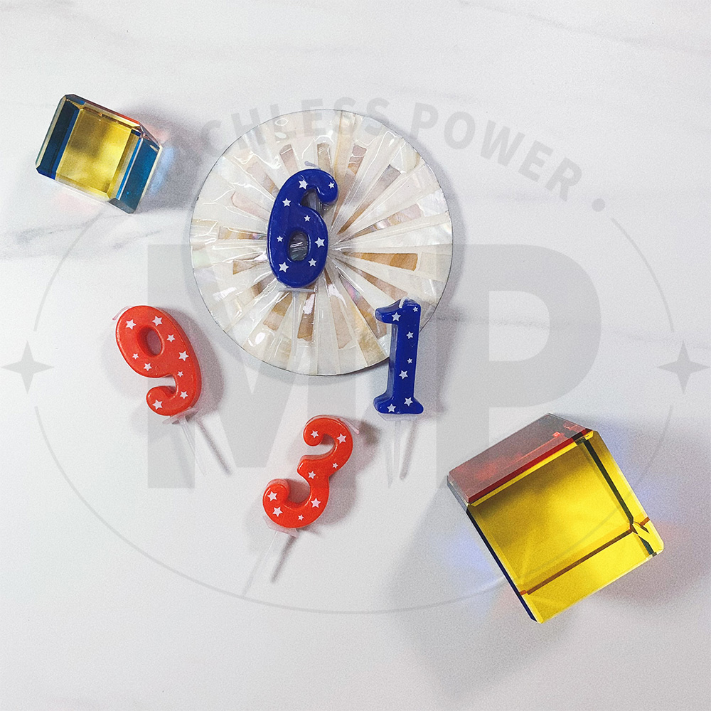 4.5cm Red Blue Number Star Bir - Japanese Candle Wax 리뷰 및 가격