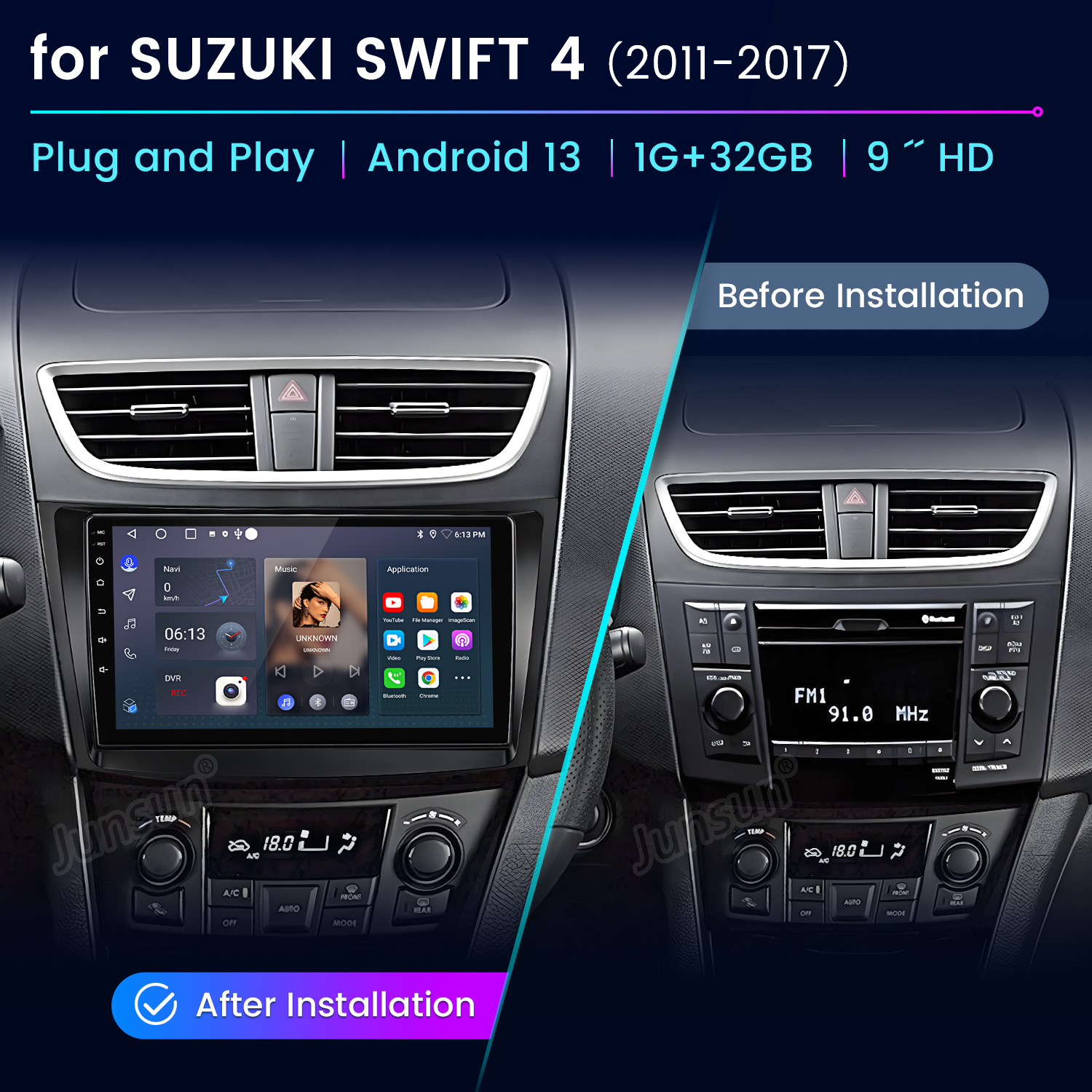 Junsun AI Voice Car Stereo Rad - Japanese Lifestyle In Hindi 리뷰 및 가격